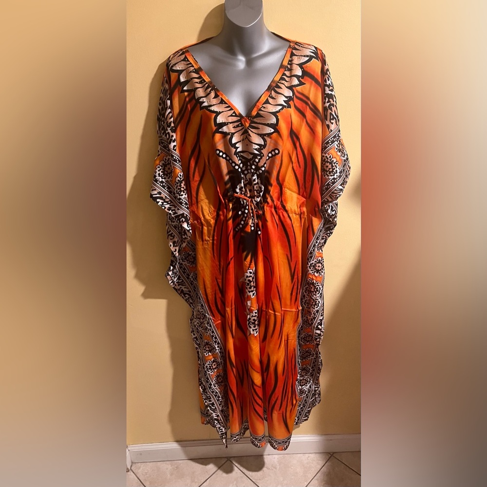 Gypsie Maxi Dress Long Kaftan Hippy Boho Sundress
